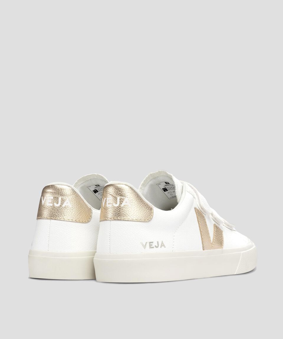 Veja Tenis Casuales Recife En Piel Blancos Mujer