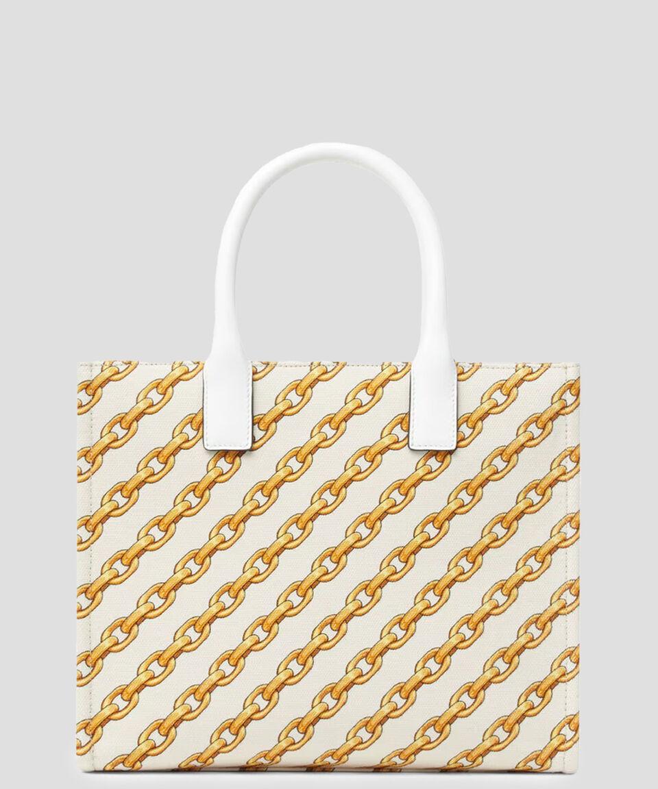 Versace Bolsa Tote Con Logo Mujer