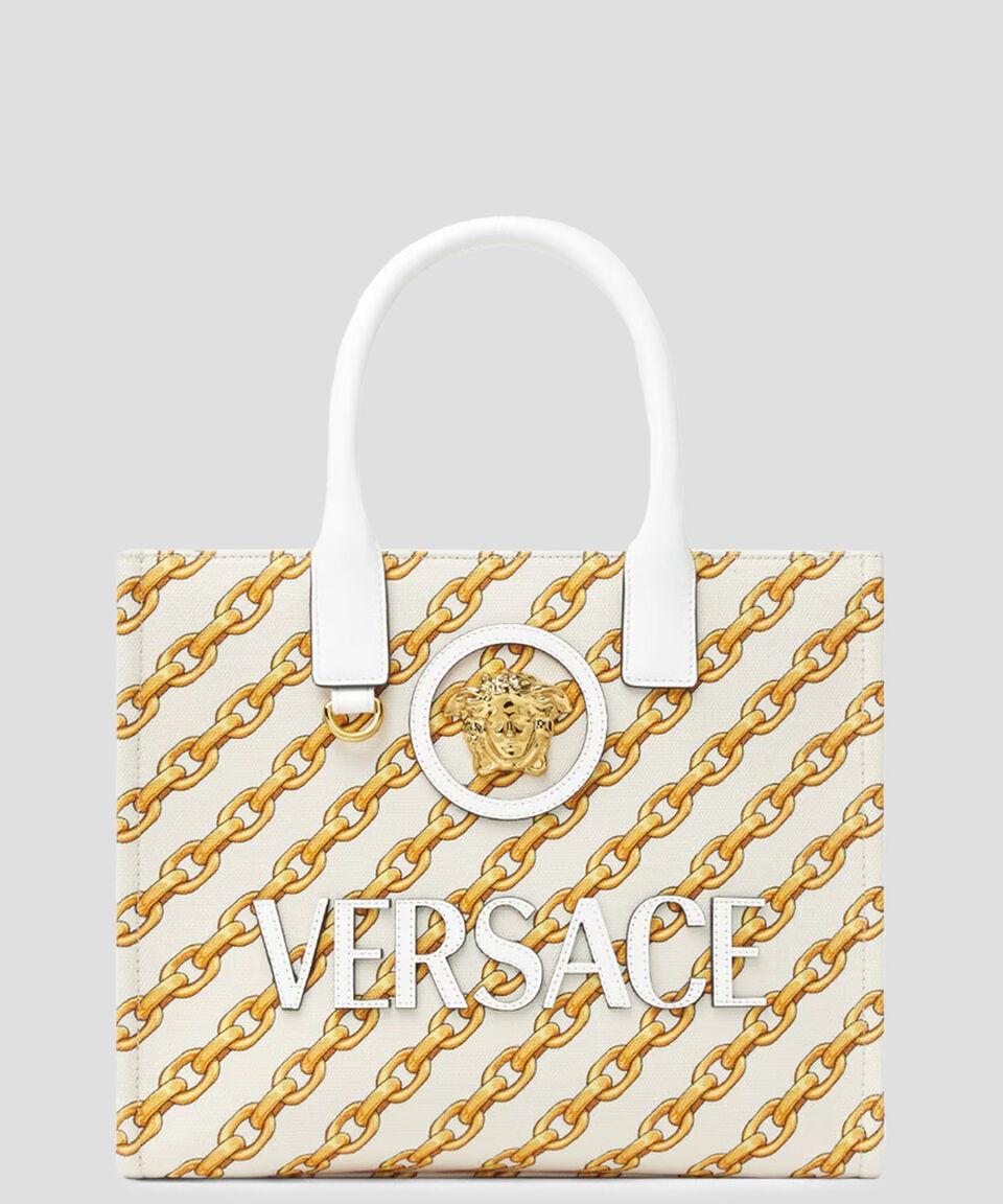 Versace Bolsa Tote con logo Mujer