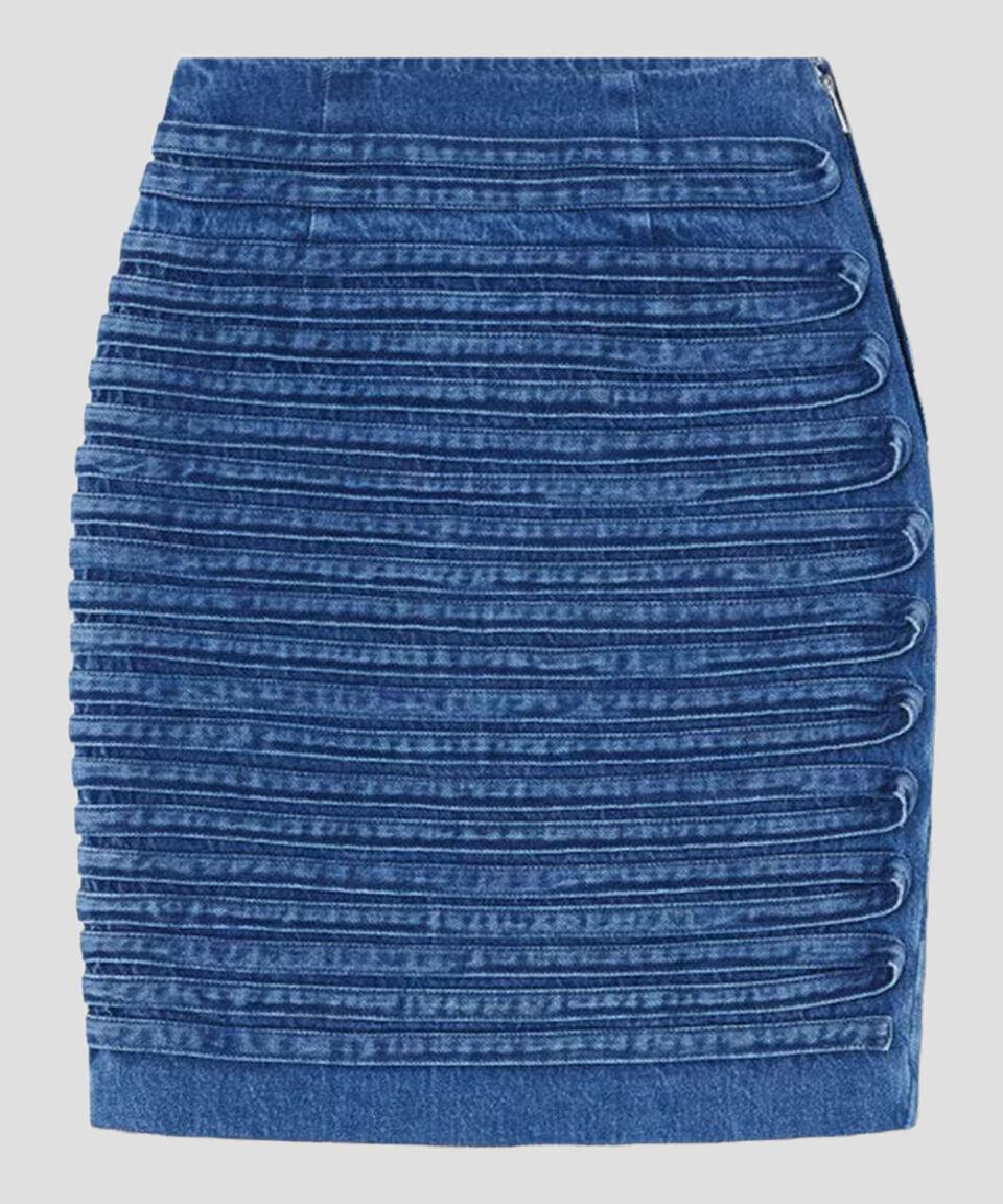 Versace Falda De Mezclilla Corta Mujer