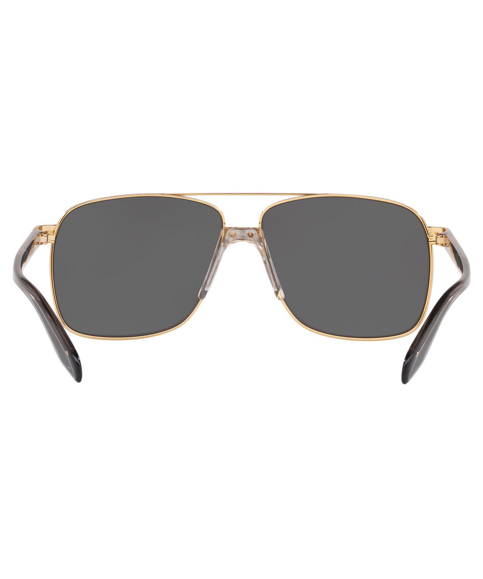 Versace Lentes De Sol Aviador Dorados Hombre