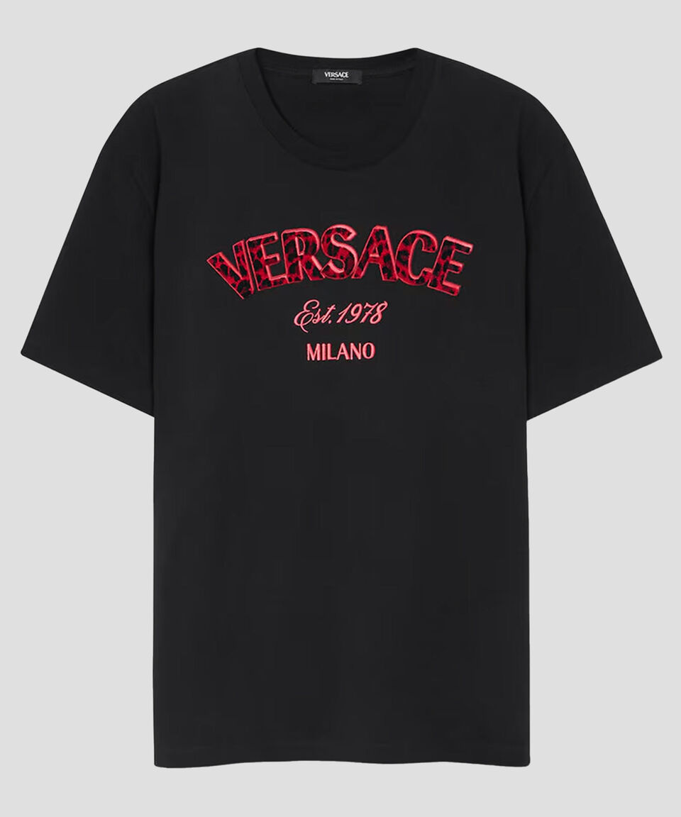 Versace Playera Cuello Redondo Manga Corta Hombre