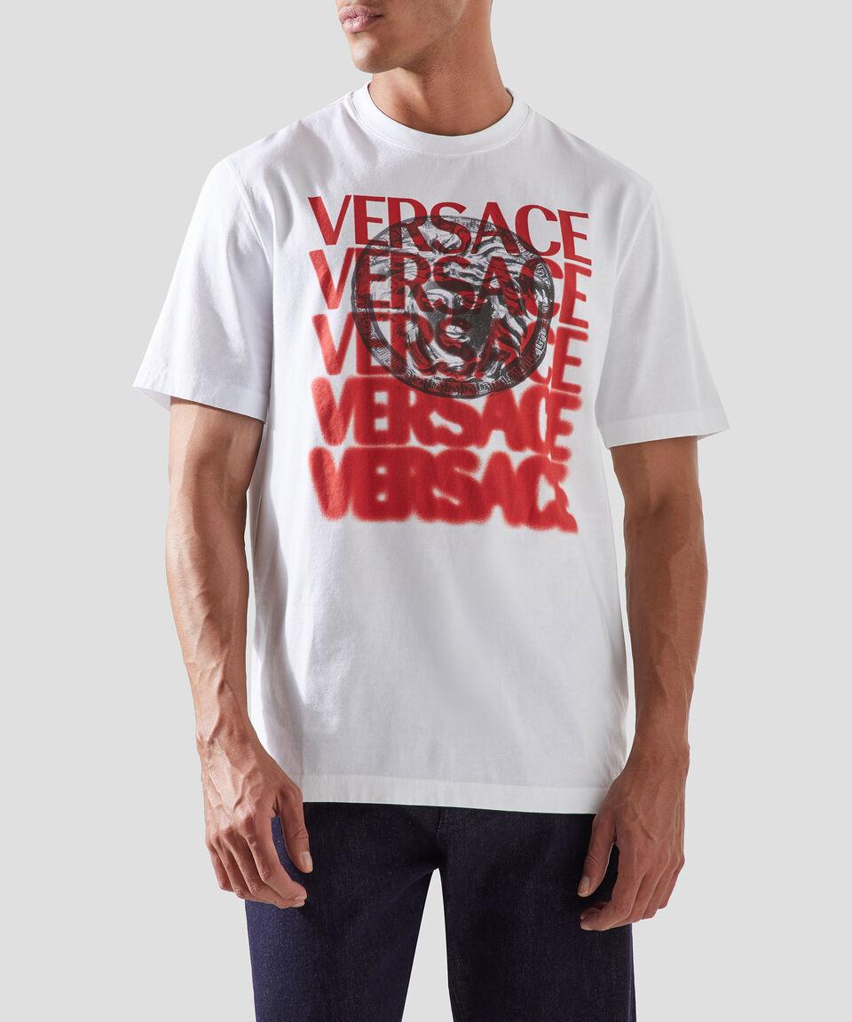 Versace Playera Cuello Redondo Manga Corta Hombre