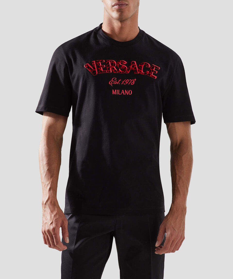 Versace Playera Cuello Redondo Manga Corta Hombre
