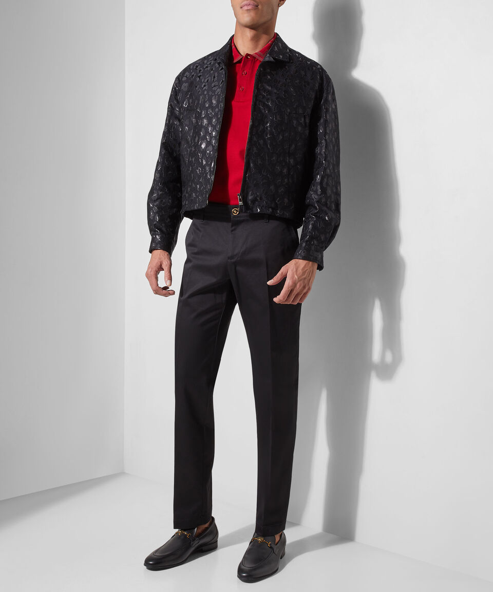 Versace Playera Tipo Polo Manga Corta Hombre