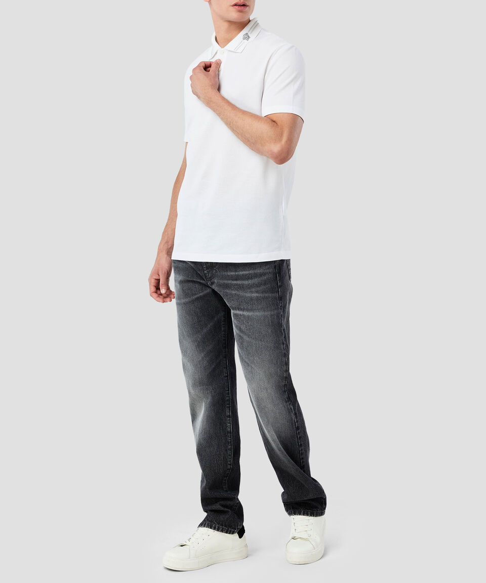 Versace Playera Tipo Polo Manga Corta Hombre