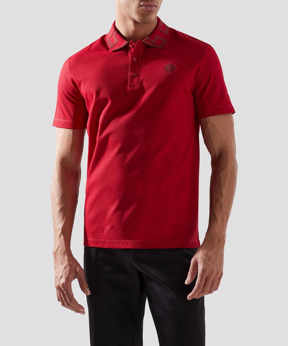 Versace Playera Tipo Polo Manga Corta Hombre