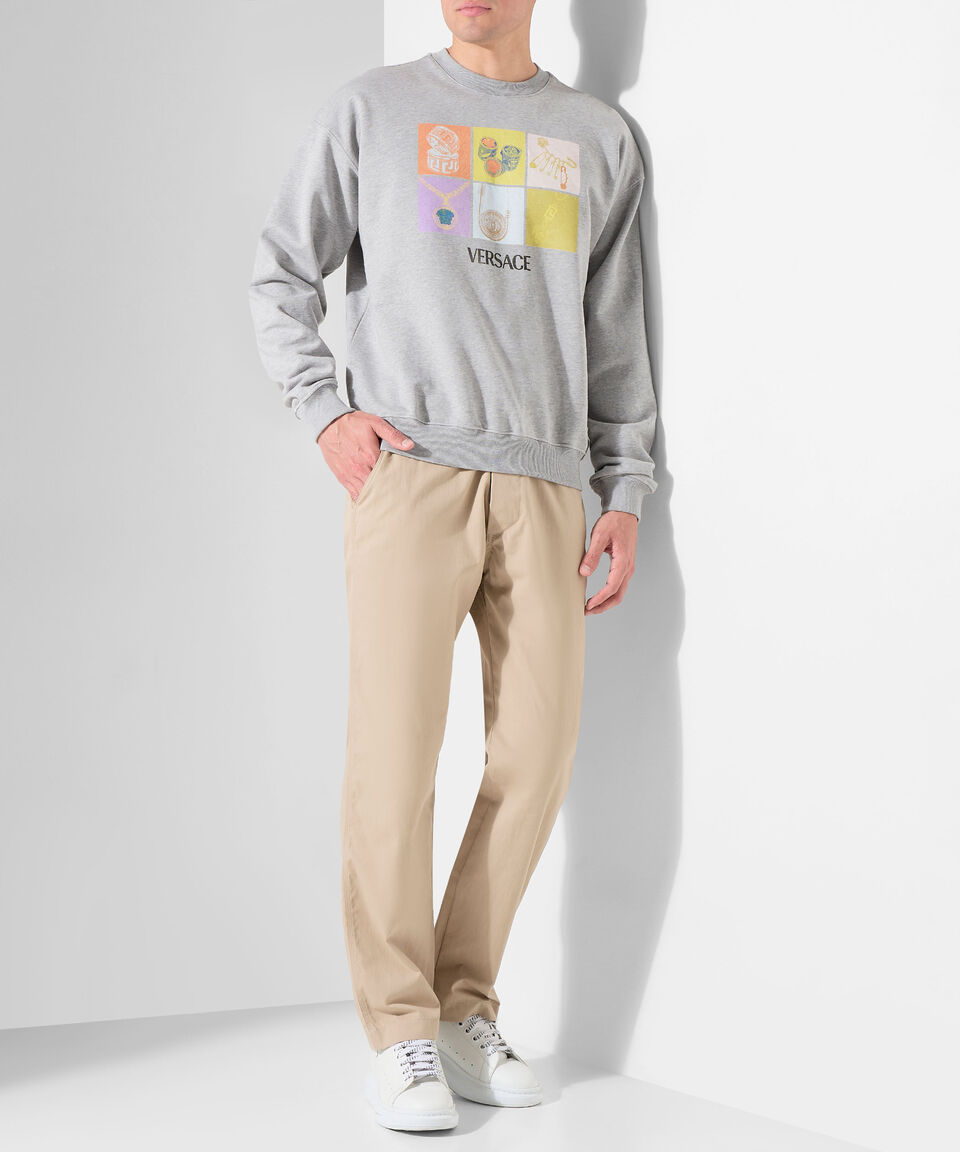 Versace Sudadera Estampada Hombre