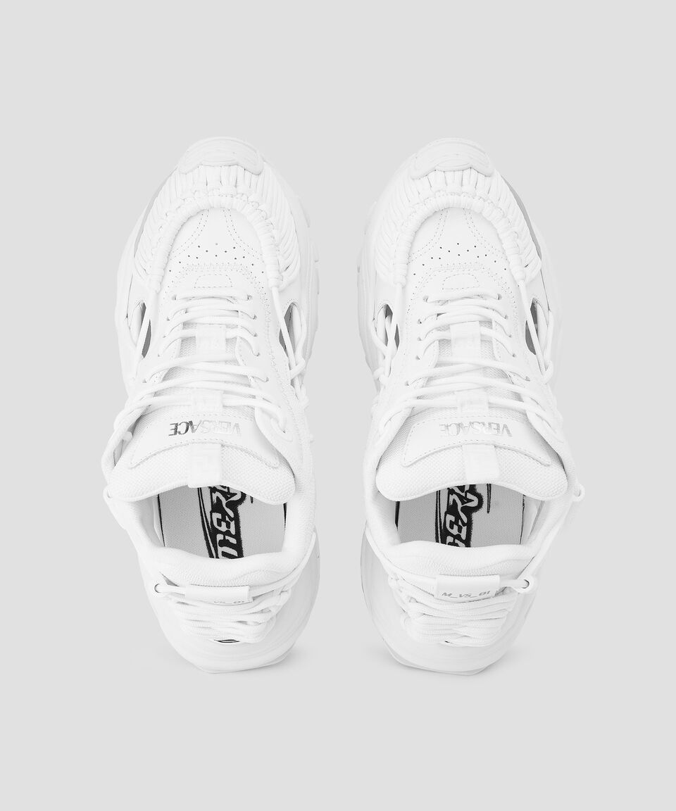 Versace Tenis Casuales En Piel M-VS-01 Mujer