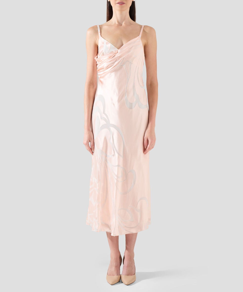 Alberta Ferretti Vestido largo estampado sin mangas Mujer