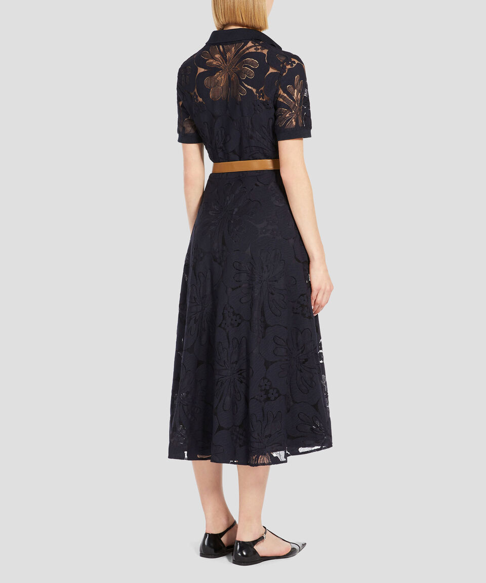 MaxMara Vestido Midi Con Motivos Florales Lambro Mujer