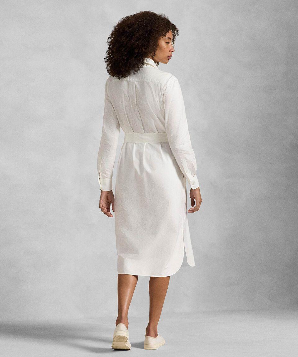 Polo Woman Vestido Midi De Manga Larga Camisero Mujer