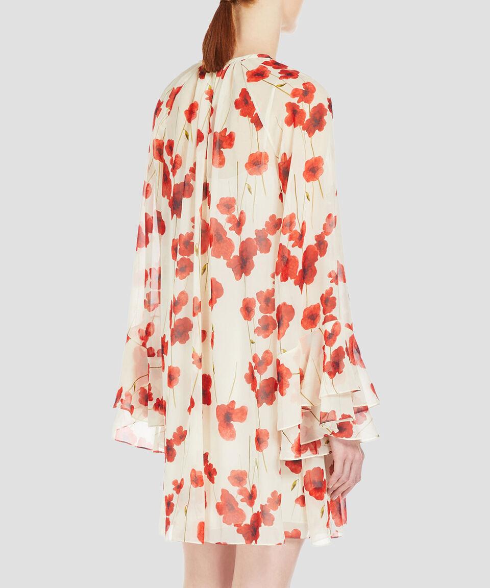 MaxMara Vestido Mini Con Flores Y Manga Larga Zoraide Mujer