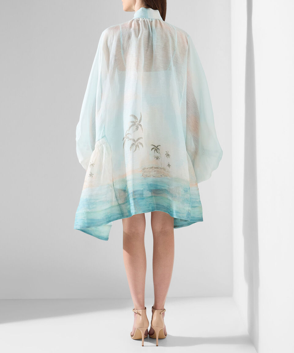 Zimmermann Vestido Mini Illuminate Billow Manga Larga Mujer