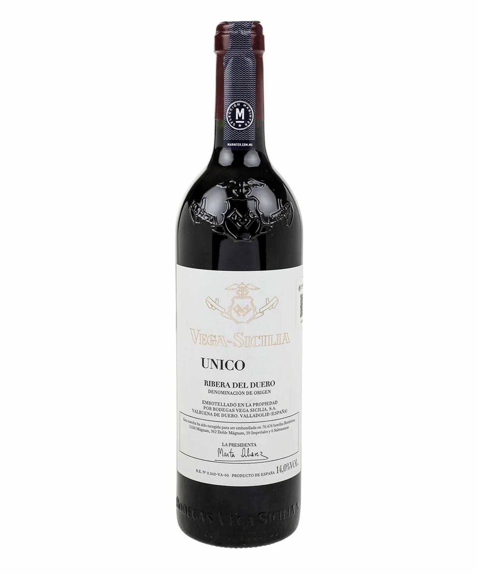 Vega Sicilia Vino Tinto Tempranillo Único 2014 España 750 ml
