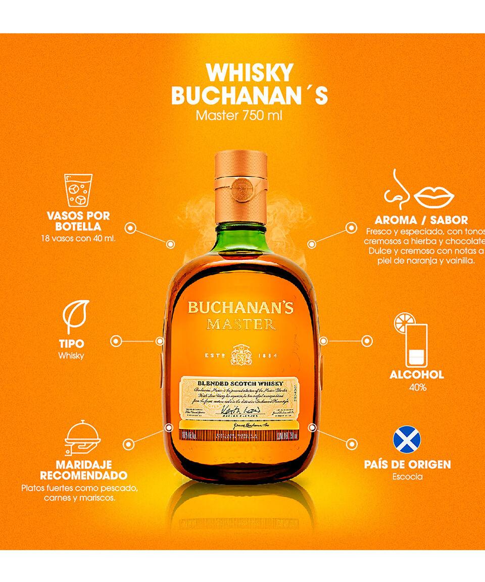 Buchanan's Whisky Buchanan's Master Blended Scotch 750 Ml