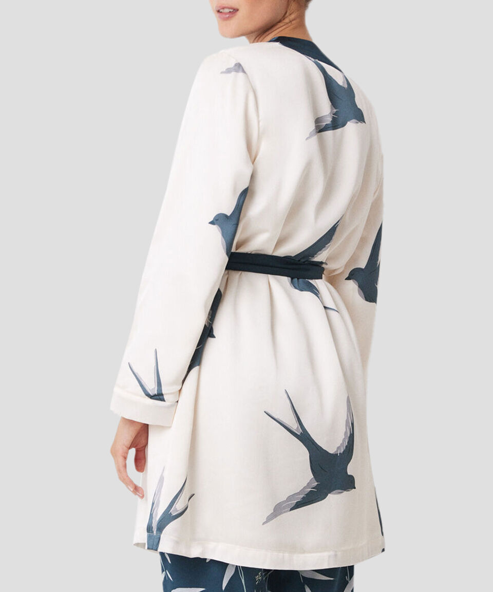 Women'Secret Bata Para Dormir Con Pájaros Mujer