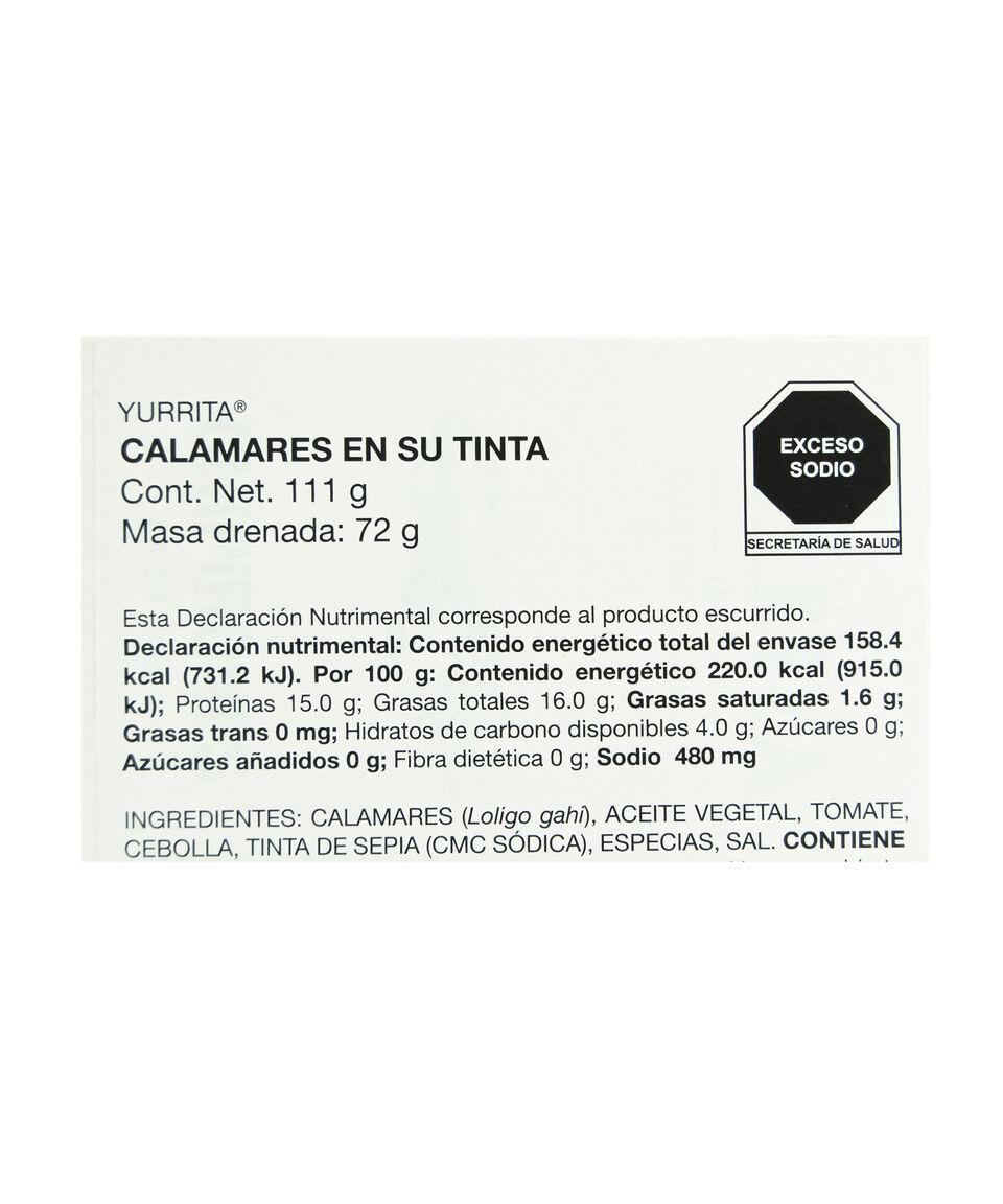 Yurrita Chipirones En Su Tinta 111 Gr