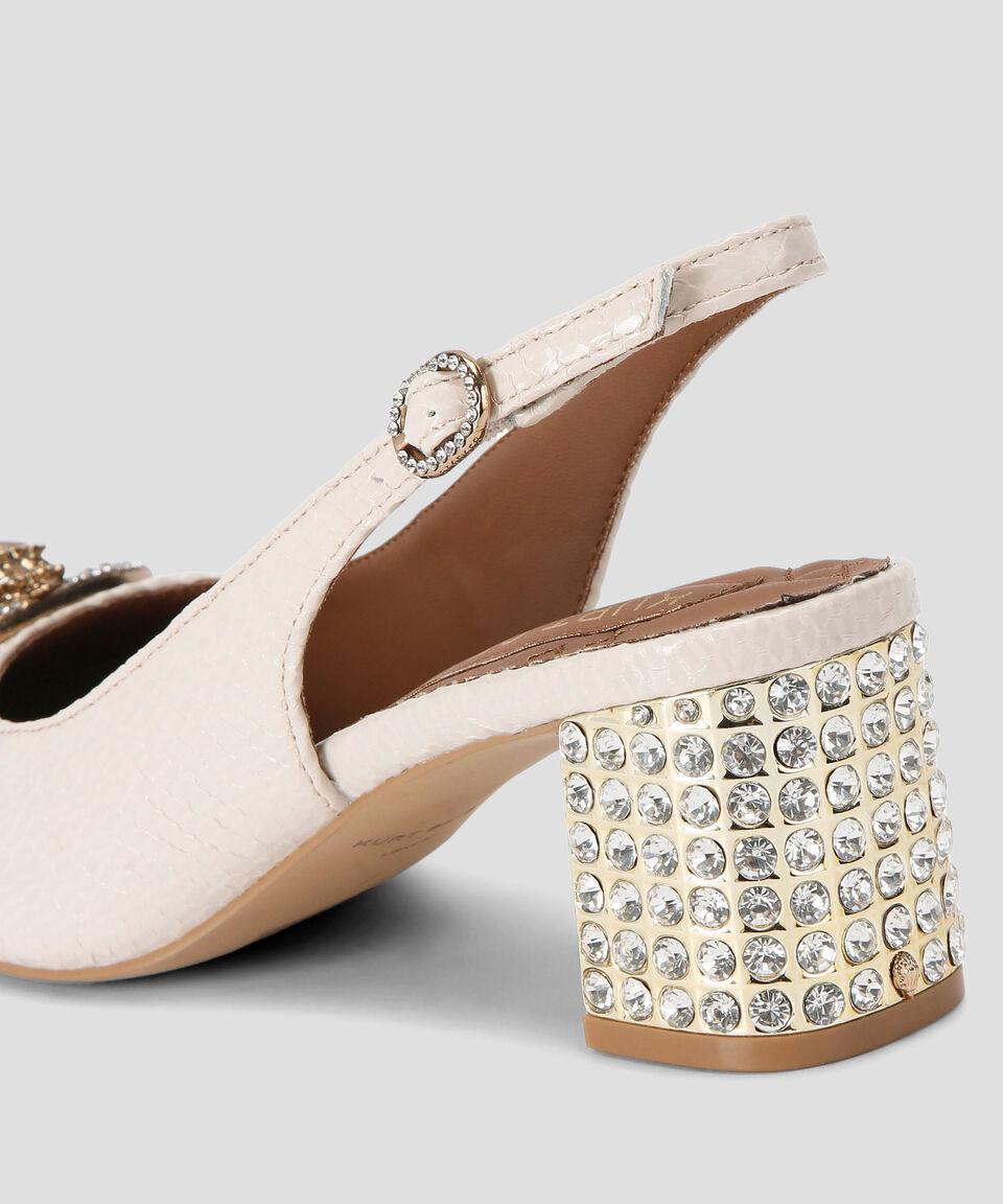 Kurt Geiger Zapatillas Con Tacón Bajo Media Luna Mujer