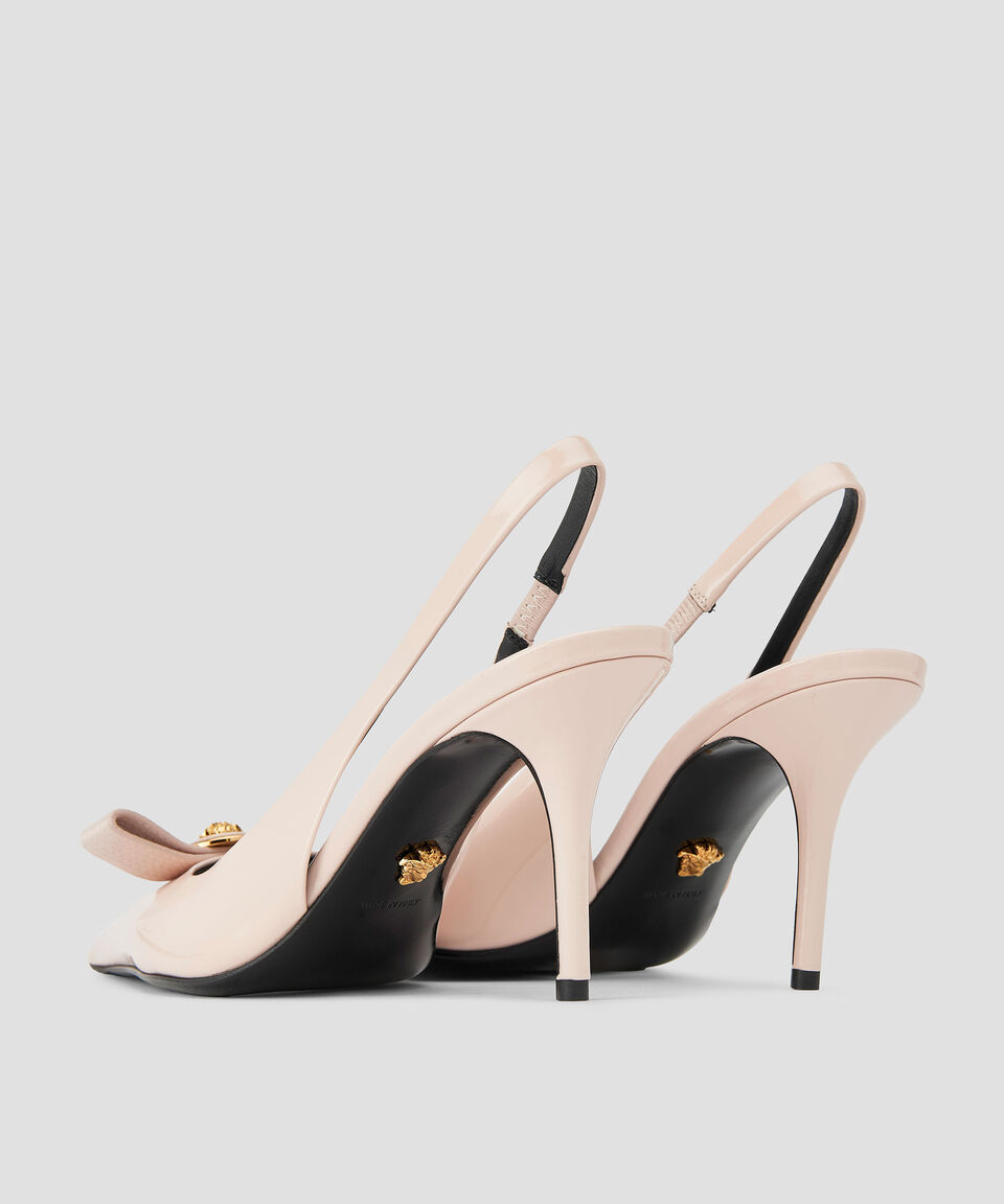 Versace Zapatillas Slingback Con Tacón Alto De Aguja Mujer