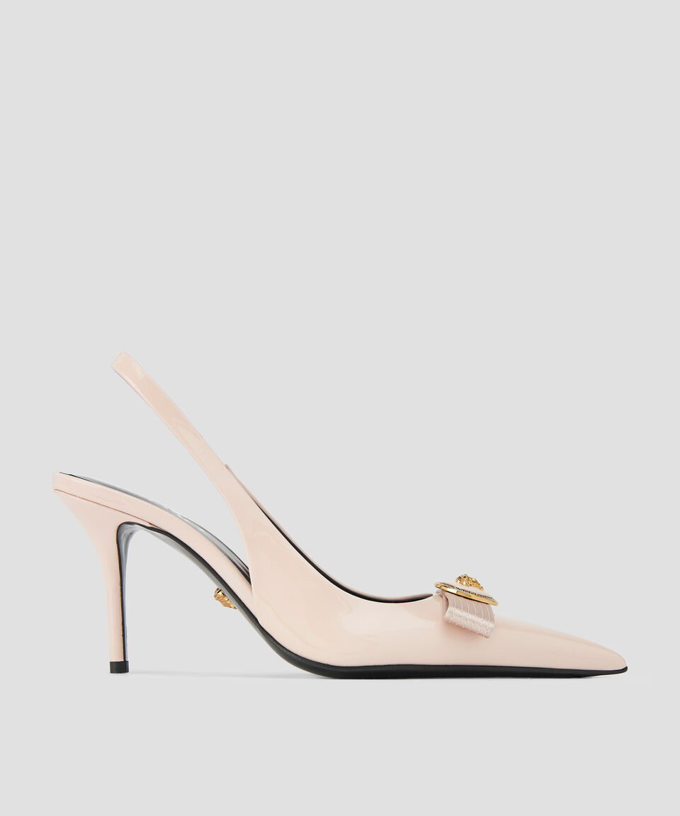 Versace Zapatillas slingback con tacón alto de aguja Mujer