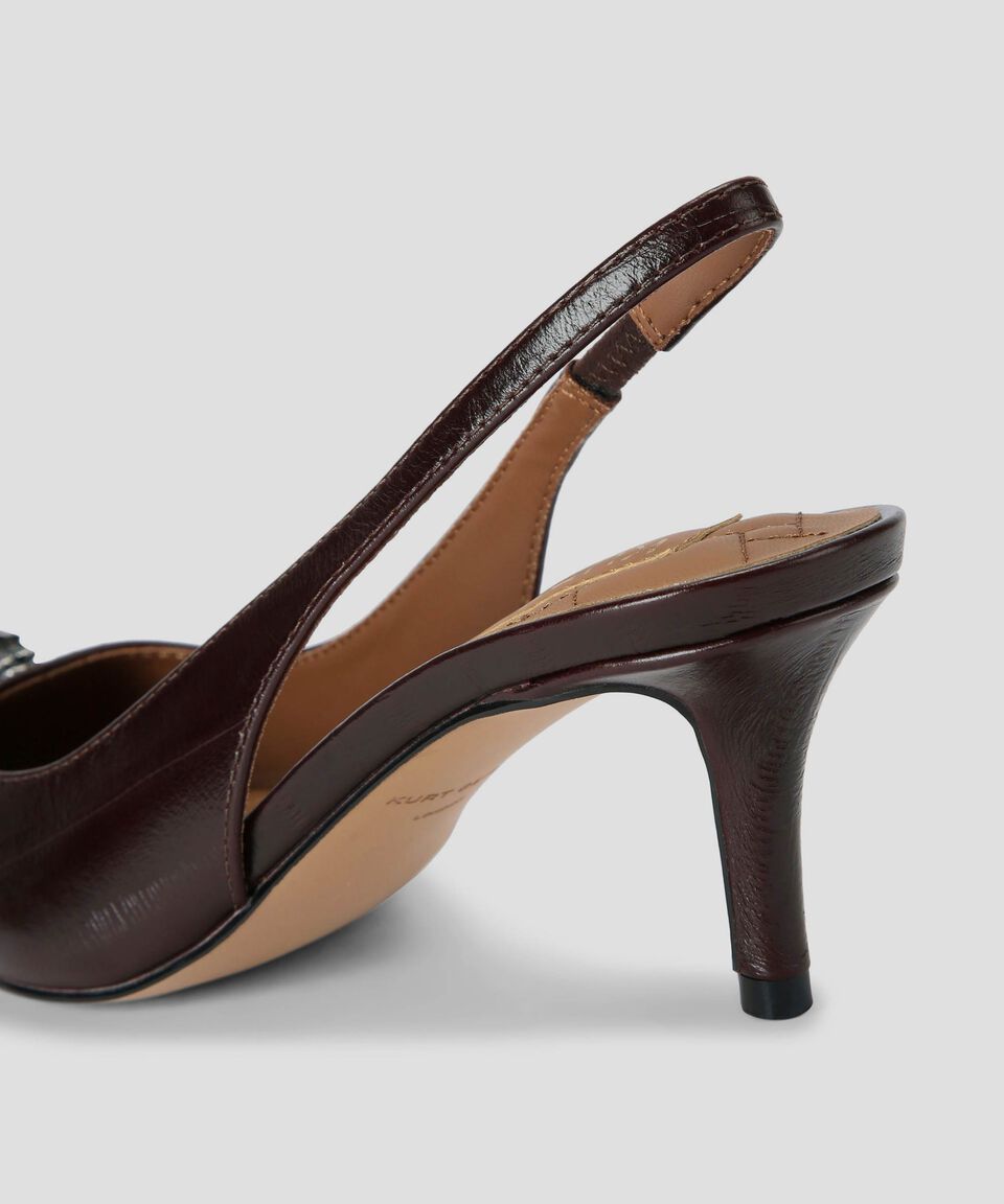 Kurt Geiger Zapatillas Slingback Con Tacón Bajo De Aguja Mujer