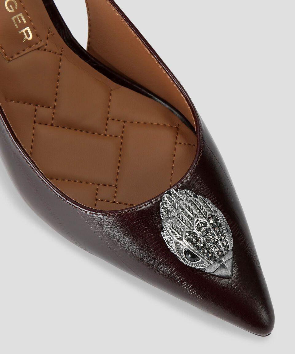 Kurt Geiger Zapatillas Slingback Con Tacón Bajo De Aguja Mujer