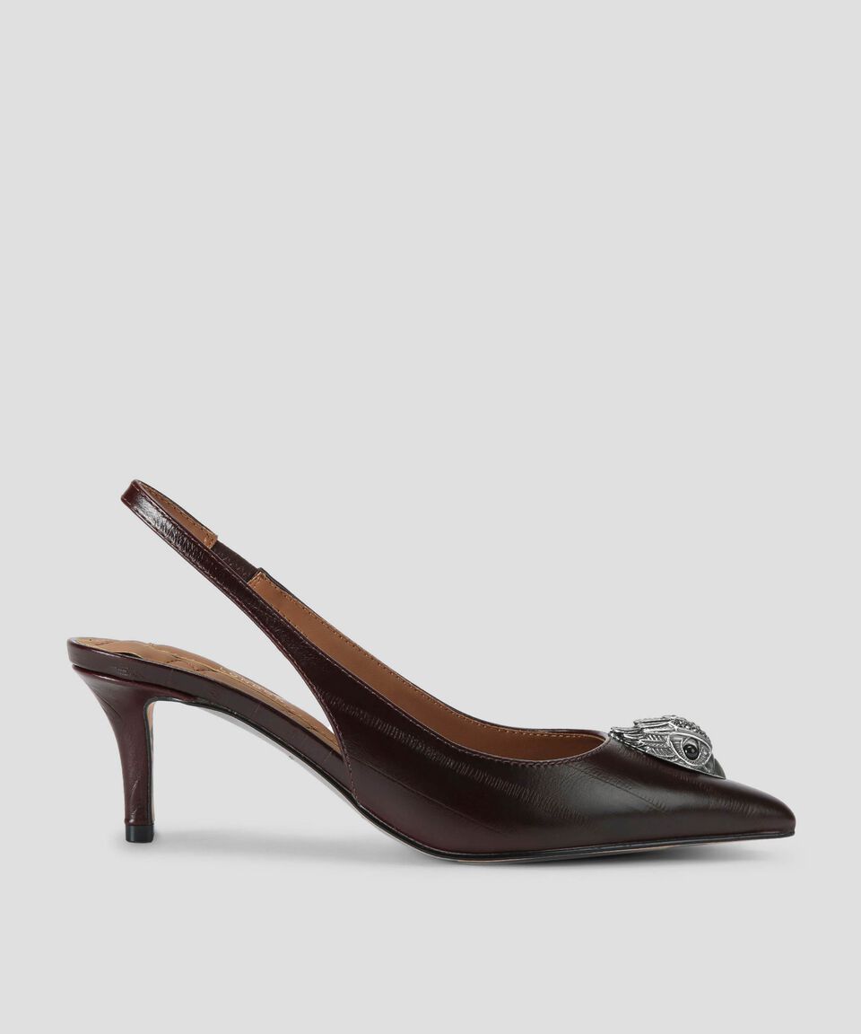 Kurt Geiger Zapatillas slingback con tacón bajo de aguja Mujer