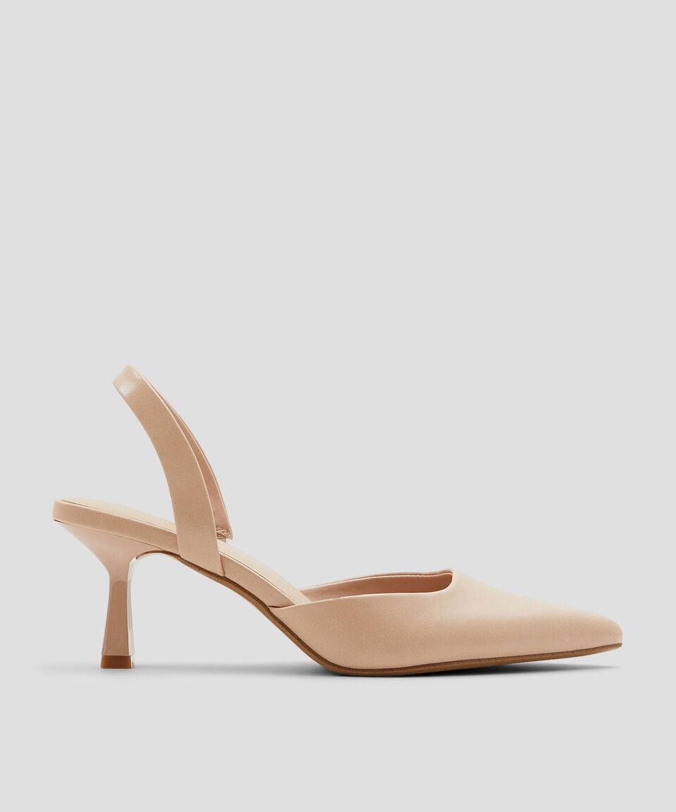 Aldo Zapatillas Slingback de tacón medio delgado Mujer