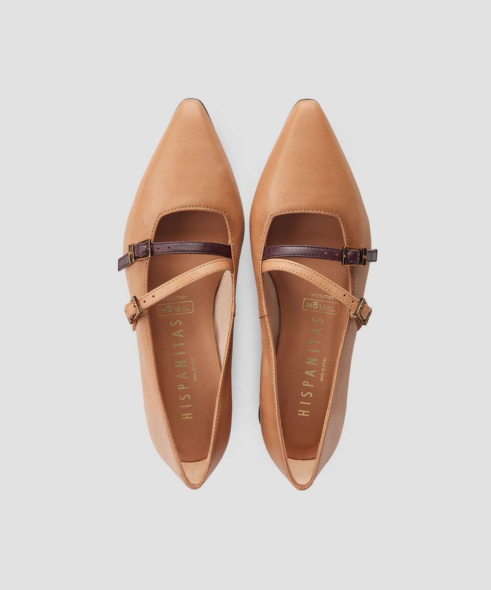 Hasbro Zapatos Casuales Derby En Piel Con Tacón Bajo Media Luna Mujer