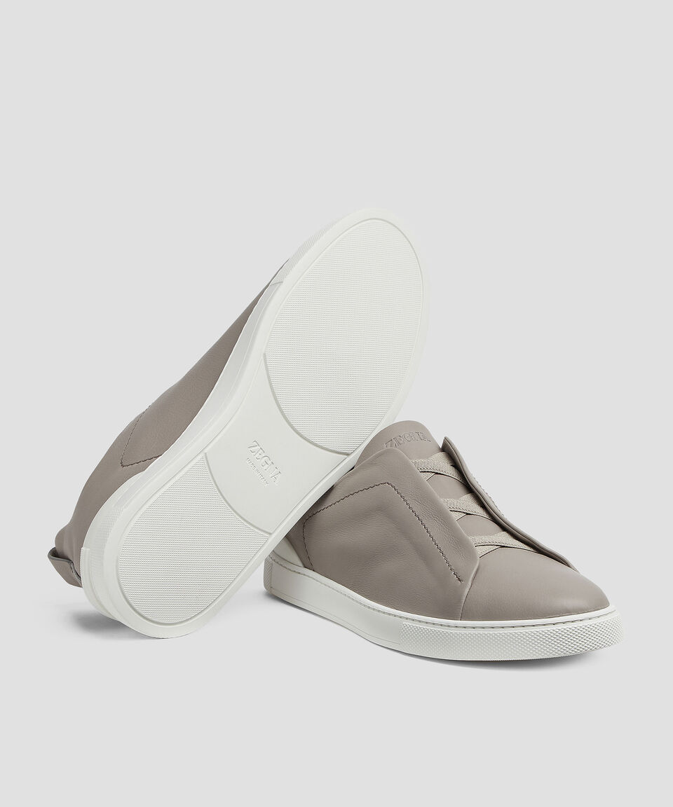 Zegna Tenis Casuales En Piel Hombre
