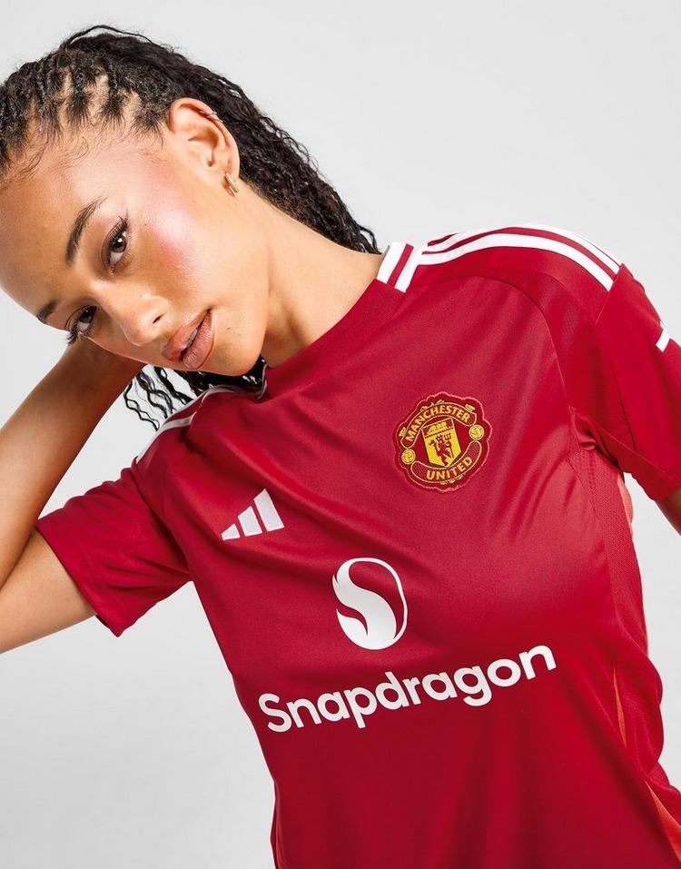 JD Sports adidas Camiseta Manchester United FC 2024/25 Primera equipación para mujer