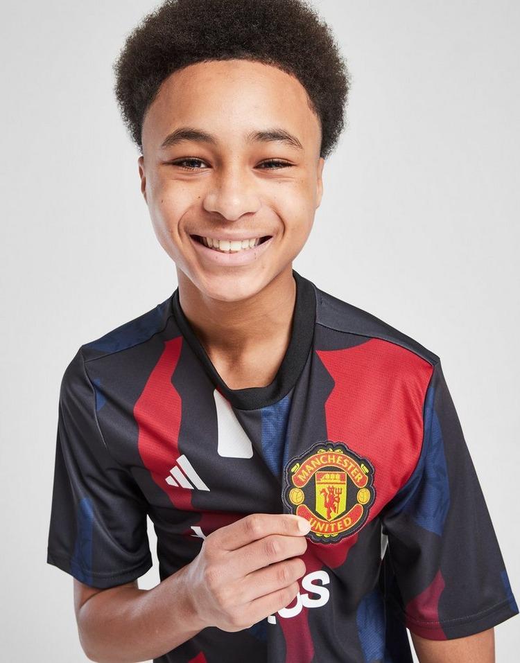 JD Sports adidas Camiseta Prematch Manchester United 24/25 Júnior