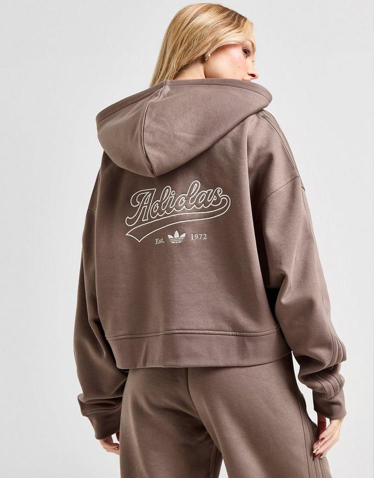 JD Sports Adidas Originals Sudadera Con Capucha Baseball Crop Zip