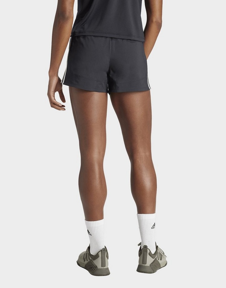 JD Sports Adidas Pantalón Corto Pacer Training Woven High-Rise 3 Bandas