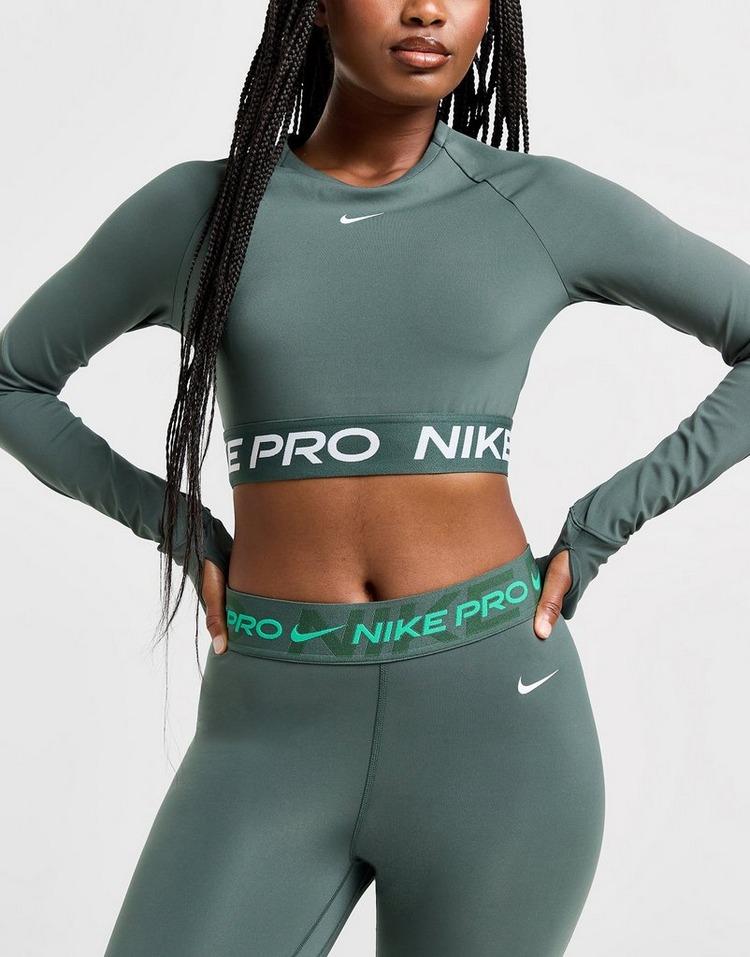 JD Sports Nike Training Pro Long Sleeve Crop Top