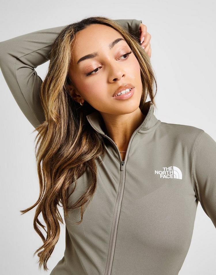 JD Sports The North Face Camiseta de manga larga Rib Zip