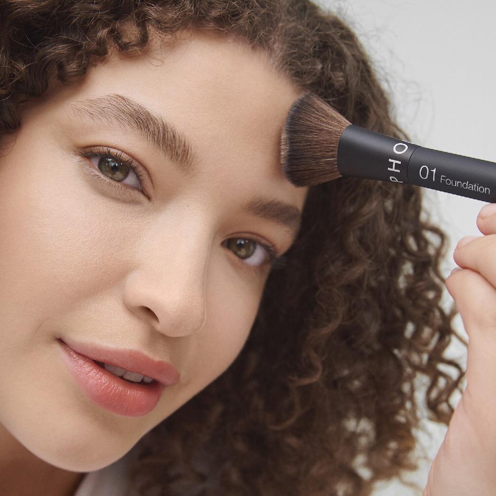 Sephora Collection 01 Brocha De Base De Maquillaje - Aplicación Intuitiva Acabado Perfecto