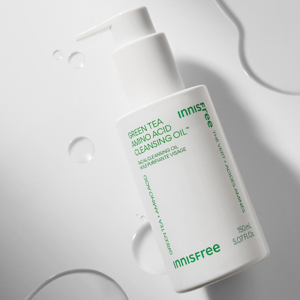 Innisfree Aceite Limpiador Desmaquillante De Té Verde Y Aminoácidos - Limpiador Facial