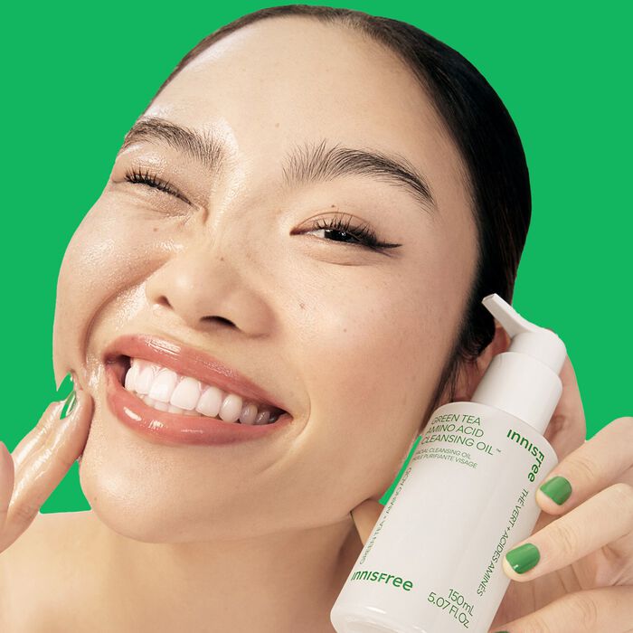 Innisfree Aceite Limpiador Desmaquillante De Té Verde Y Aminoácidos - Limpiador Facial