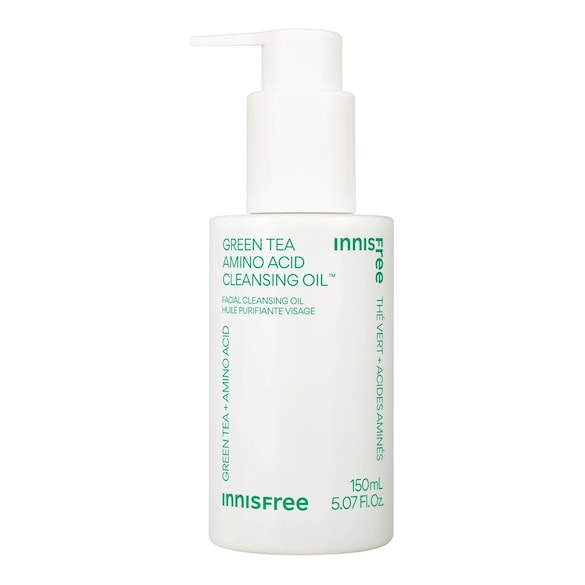 Innisfree Aceite Limpiador Desmaquillante de Té Verde y Aminoácidos - Limpiador Facial