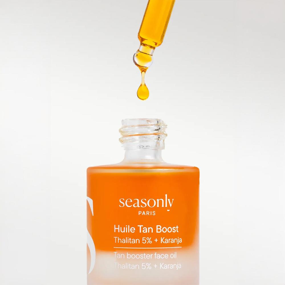 Seasonly Aceite Tan Boost - Preparador Solar Y Prolongador Del Bronceado
