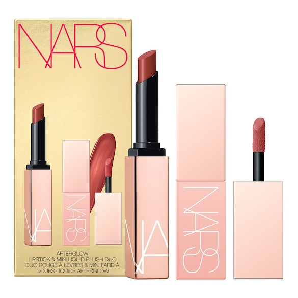 Nars Afterglow Lipstick & Mini Liquid Blush Duo - Estuche de lápiz de labios blush