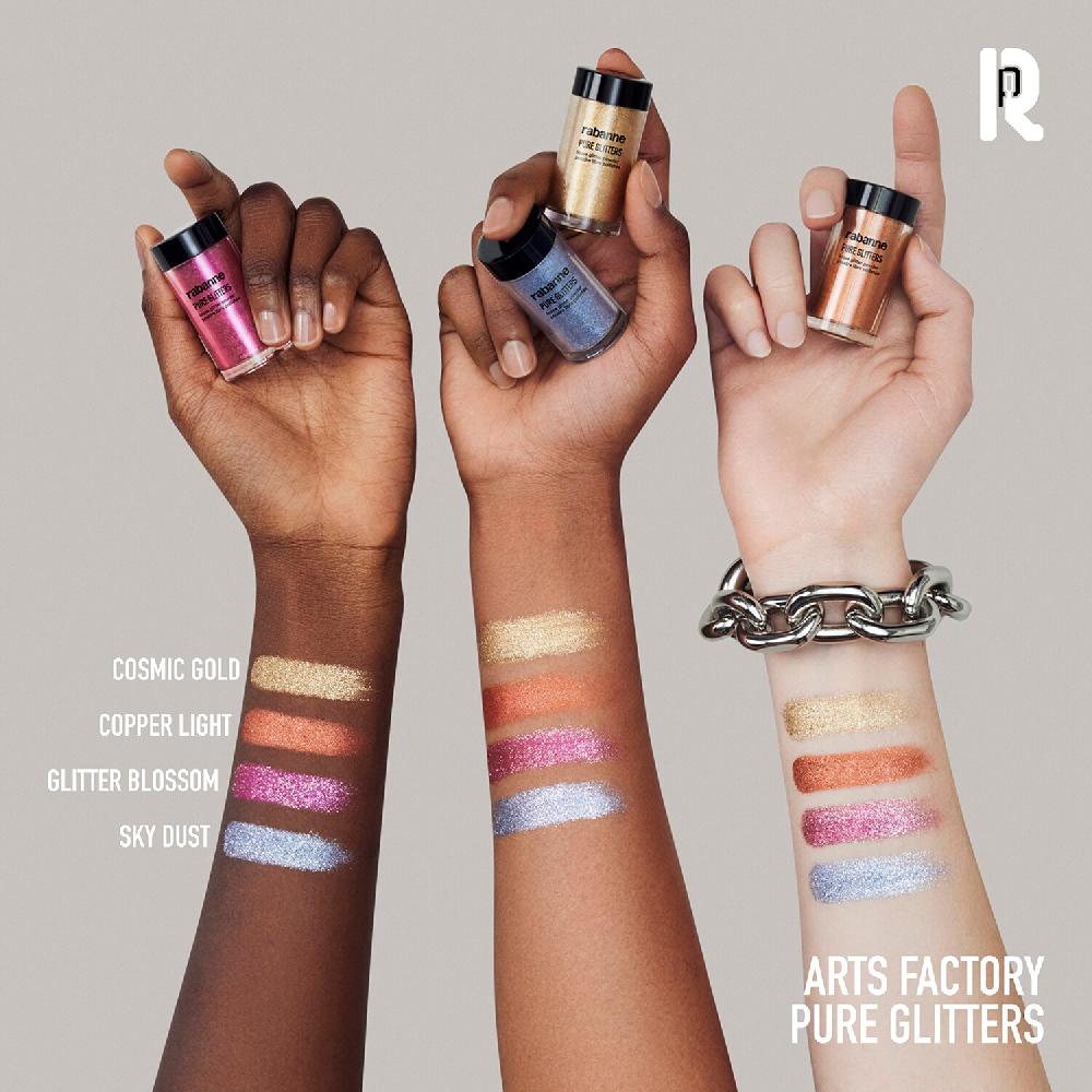Rabanne Makeup Arts Factory Pure Glitters - Purpurina Multiusos En Polvo