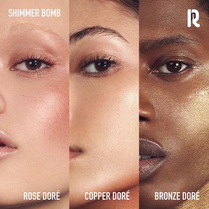 Rabanne Makeup Arts Factory Shimmer Bomb - Bruma Para Rostro Y Cuerpo Efecto Iluminador