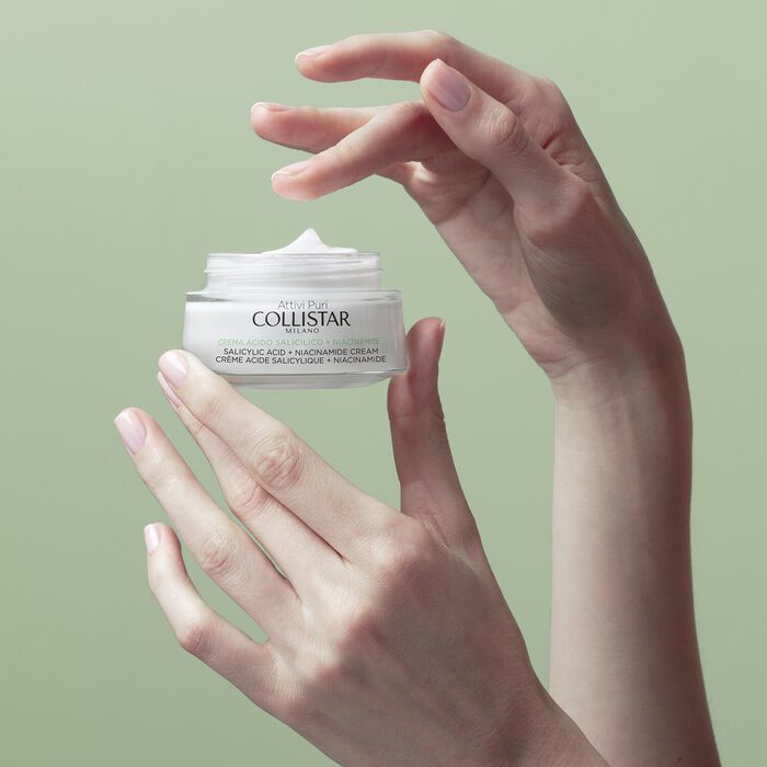Collistar Attivi Puri Crema Ácido Salicílico + Niacinamida - Crema Anti-imperfecciones