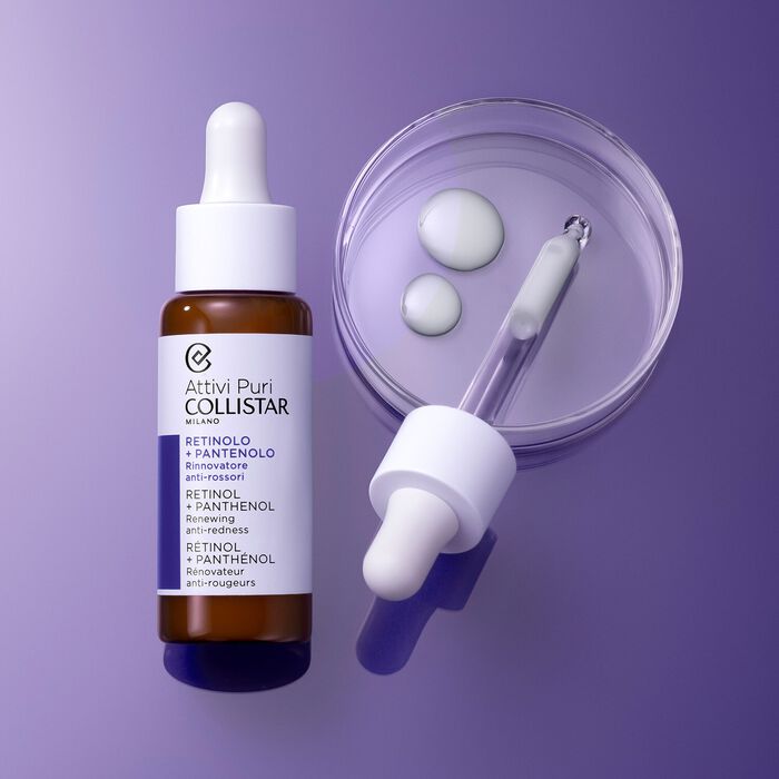 Collistar Attivi Puri Gotas Retinol + Pantenol - Restauración Antirrojeces