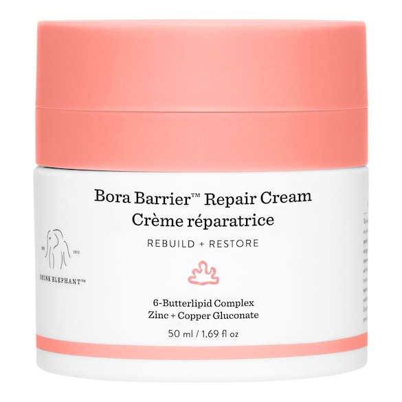Drunk Elephant Bora Barrier Crema Reparadora - Crema facial rica en lípidos y ceramidas