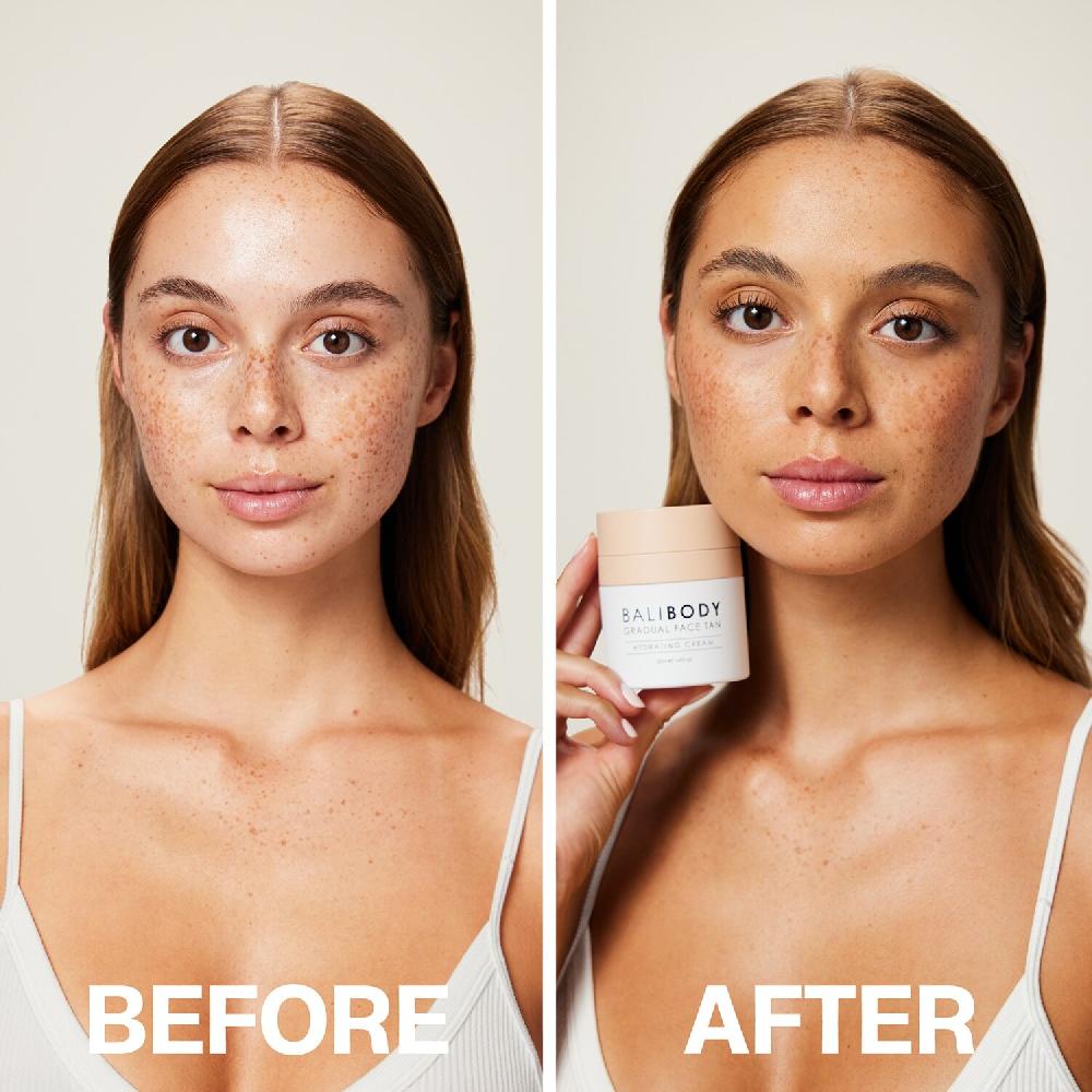 Bali Body Bronceado Gradual Del Rostro - Autobronceador Solar