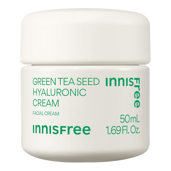 Innisfree Crema Hidratante con Ácido Hialurónico y Té Verde - Crema Hidratante